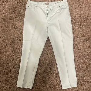 J Jill light blue crop